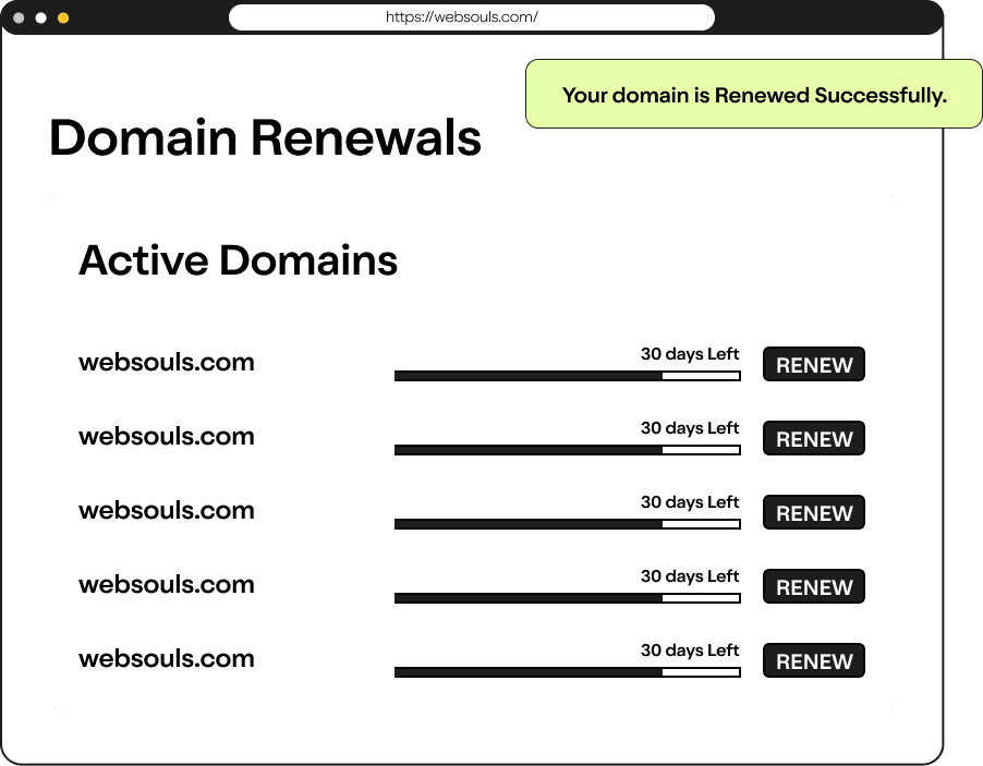 Domain Renewals